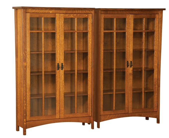 Amish Office Furniture Desk Solid Wood Bookcase Madison Amish Office Furniture 54 Bookcase