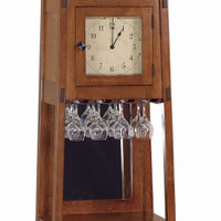 Amish Furniture Clock and Storage